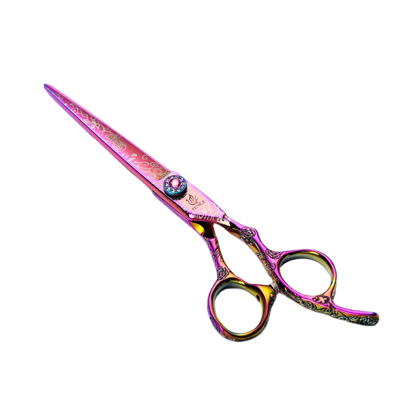 Pet Grooming - Fenice Fashion Фиолетовые 7-дюймовые прямые ножницы