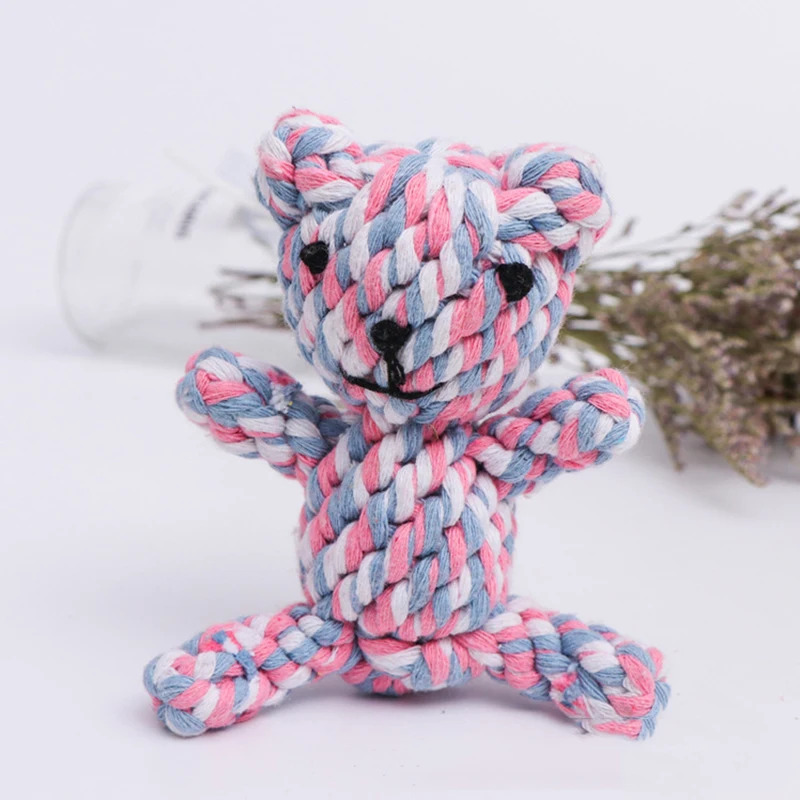 Dog Rope Toy Aggressive Chewers - Прочная плетеная игрушка для собак из