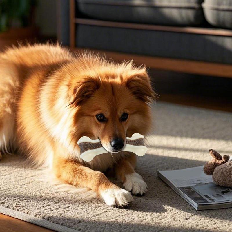 Teeth Cleaning Dog Chew Bone - Игрушка для собачьей кости, интерактивная чистка