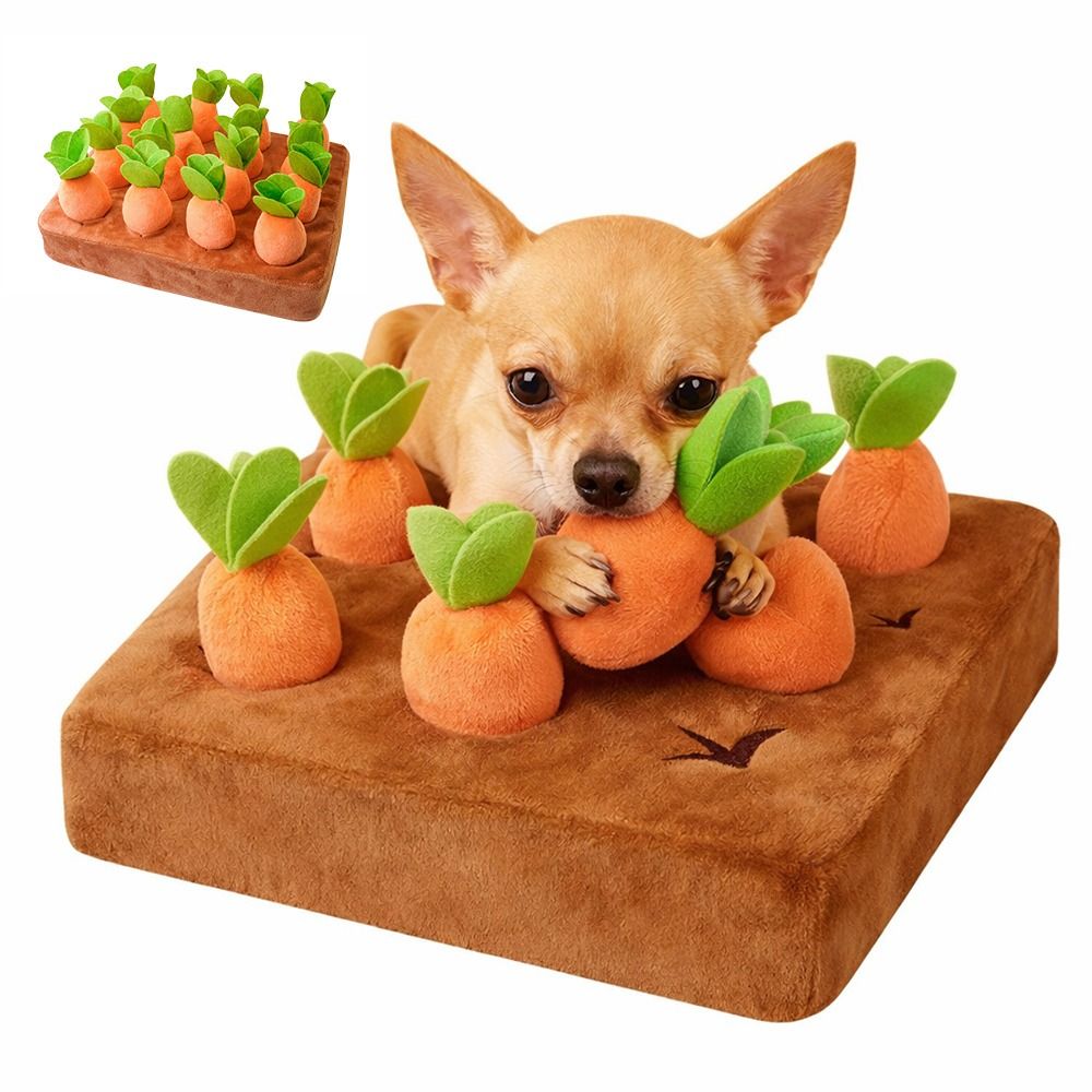 Snuffle Mat For Dogs - Игрушка-головоломка для собак: Морковка-снапфл-мат для снятия