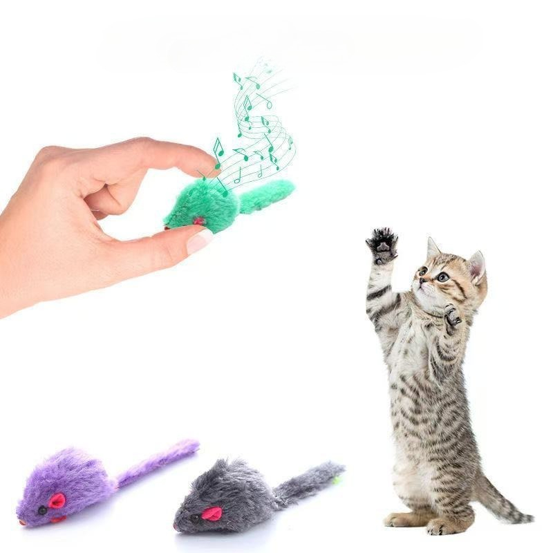 Игрушка для кошек в виде мыши  – обзор и цена Catnip Interactive Plush Mouse