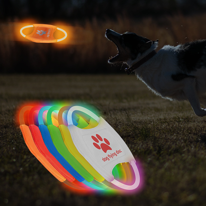 Светодиодный летающий диск для – обзор и цена Flying Disc Dog Training Toy