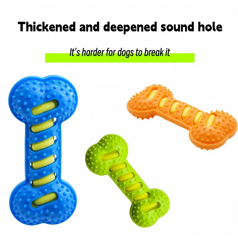 Резиновая игрушка-кость для со – обзор и цена Teeth Cleaning Dog Chew Bone