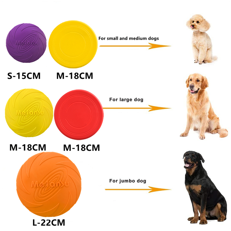 Интерактивная силиконовая игру – обзор и цена Flying Disc Dog Training Toy