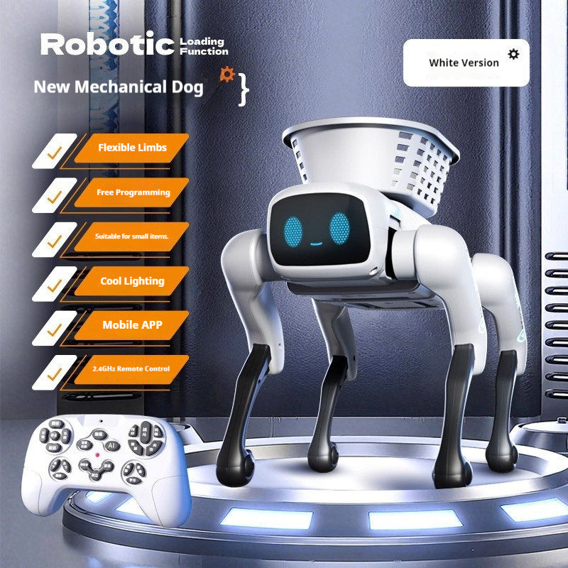 Новый умный робот-собака с ИИ  – обзор и цена Interactive Squeaky Plush Dog Toy