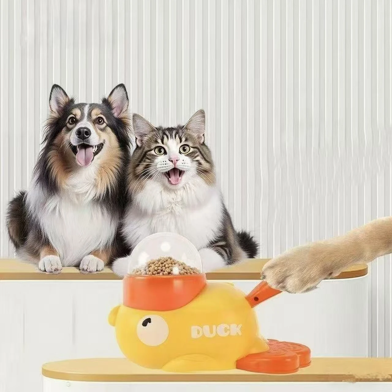 Желтая интерактивная игрушка-д – обзор и цена Dog Puzzle Feeder Toy