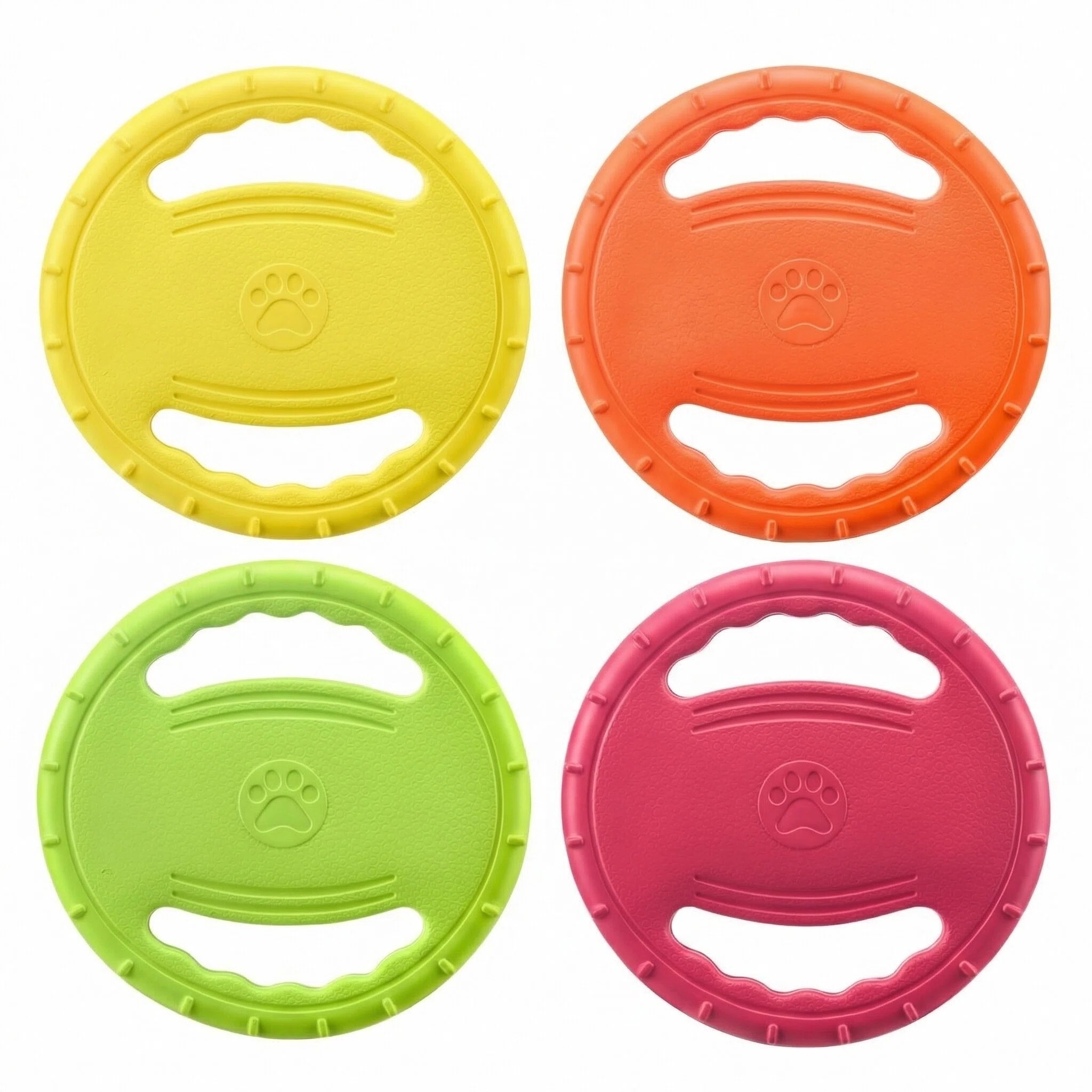 Летающий диск из ЭВА, игрушка  – обзор и цена Flying Disc Dog Training Toy